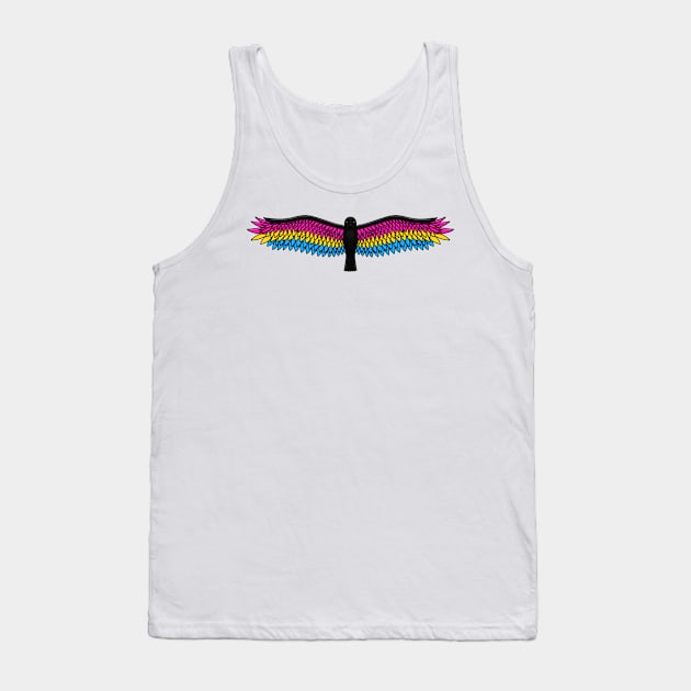 Fly With Pride, Raven Series - Pansexual Tank Top by StephOBrien